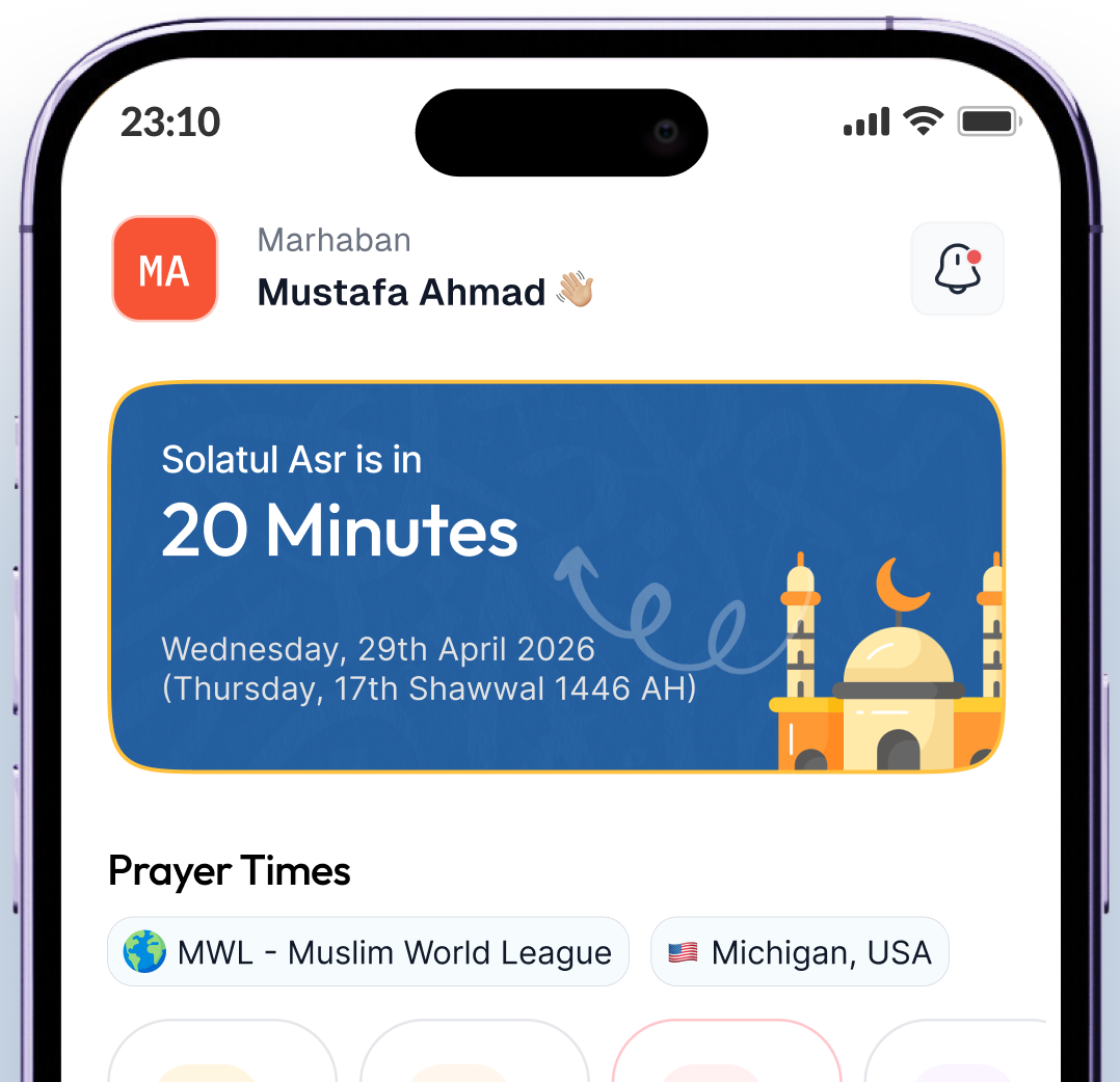 Hayat home screen